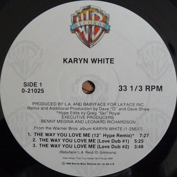 Karyn White - The Way You Love Me