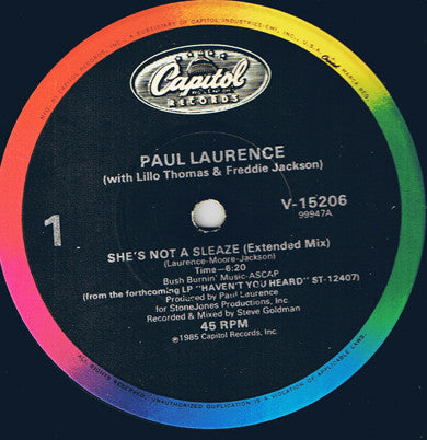 Paul Laurence - She's Not A Sleaze