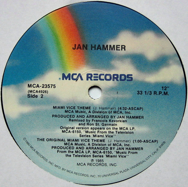 Jan Hammer - Miami Vice Theme