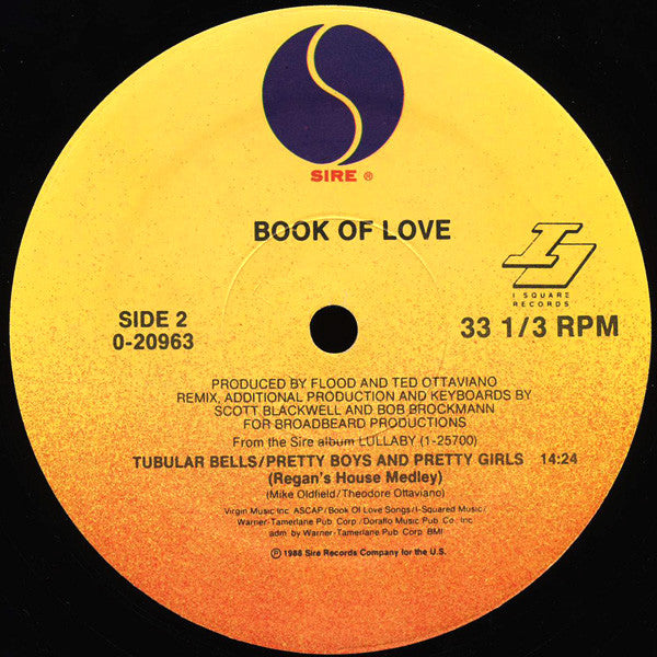 Book Of Love - Pretty Boys And Pretty Girls / Tubular Bells