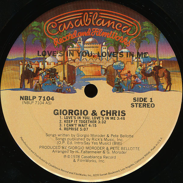 Giorgio Moroder - Love's In You, Love's In Me