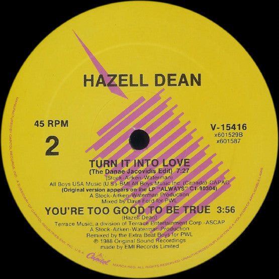 Hazell Dean - Turn It Into Love