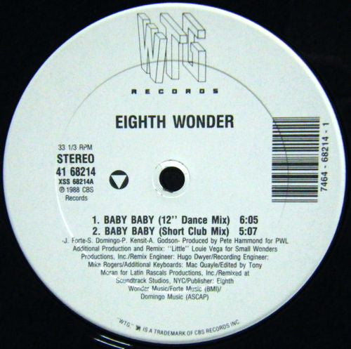 Eighth Wonder - Baby Baby