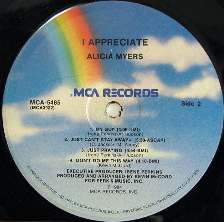 Alicia Myers - I Appreciate