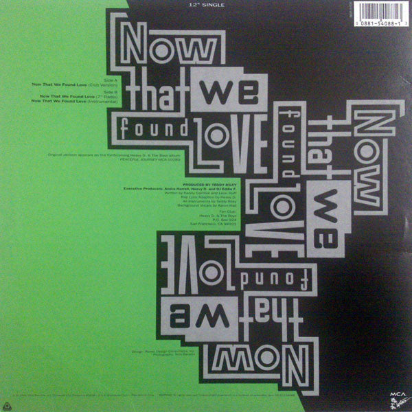 Heavy D. & The Boyz - Now That We Found Love