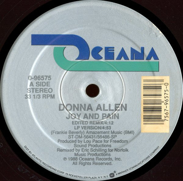 Donna Allen - Joy And Pain