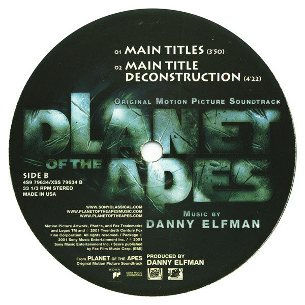 Original Motion Picture Soundtrack Planet Of The Apes