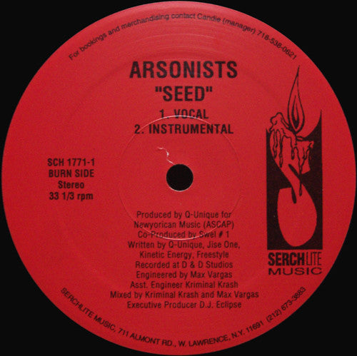 The Arsonists - Venom / Seed