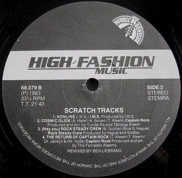 Various - Scratch Tracks (Specially Mixed Scratch Version)