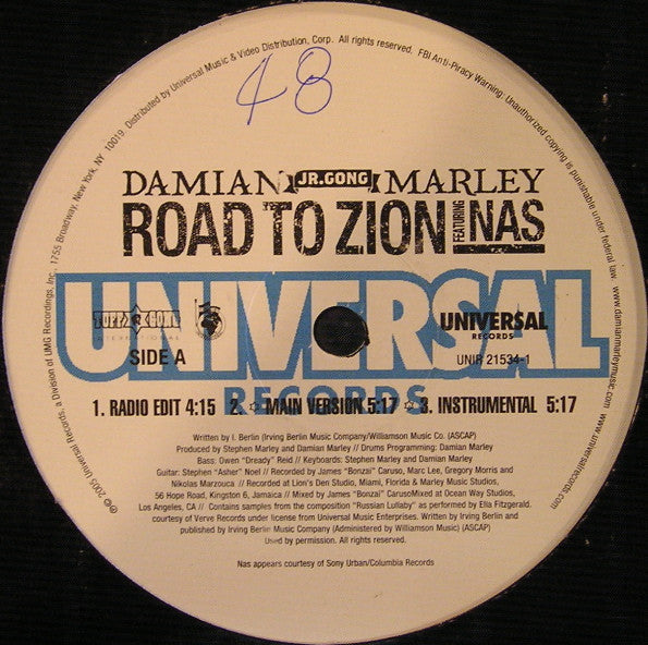 Damian Marley - Road To Zion / The Master Has Come Back