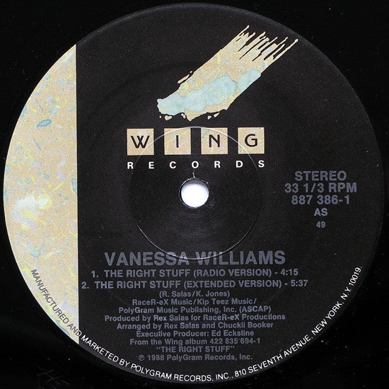 Vanessa Williams - The Right Stuff