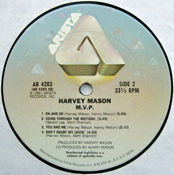 Harvey Mason - M.V.P.