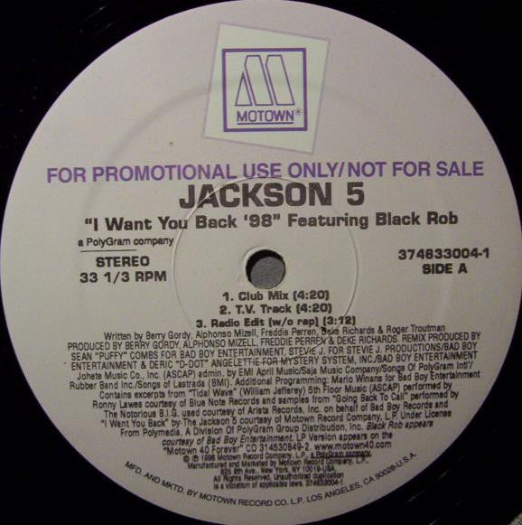 The Jackson 5 - I Want You Back '98
