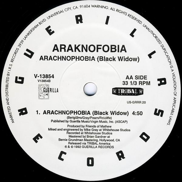 Araknofobia - Arachnophobia (I Want You)