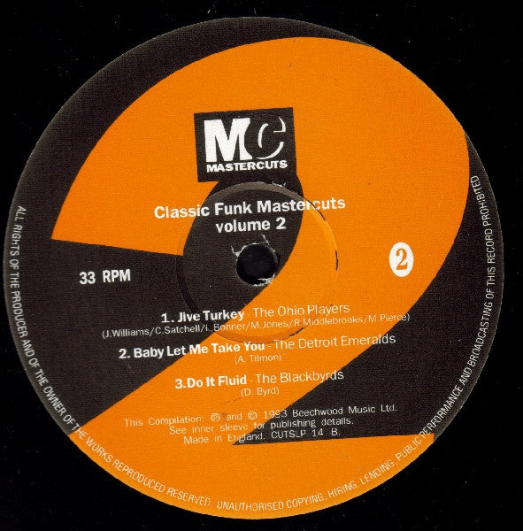 Various - Classic Funk Mastercuts Volume 2