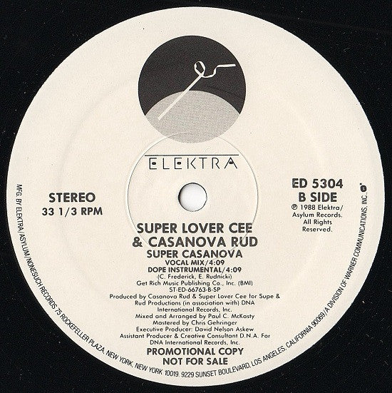 Super Lover Cee & Casanova Rud - Super Casanova