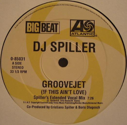 Spiller - Groovejet (If This Ain't Love)