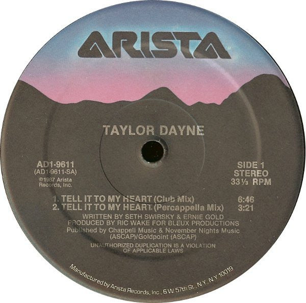 Taylor Dayne - Tell It To My Heart