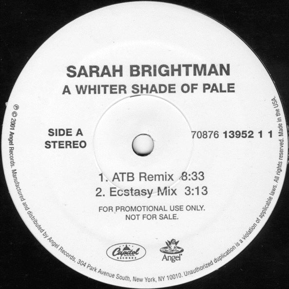 Sarah Brightman - A Whiter Shade Of Pale
