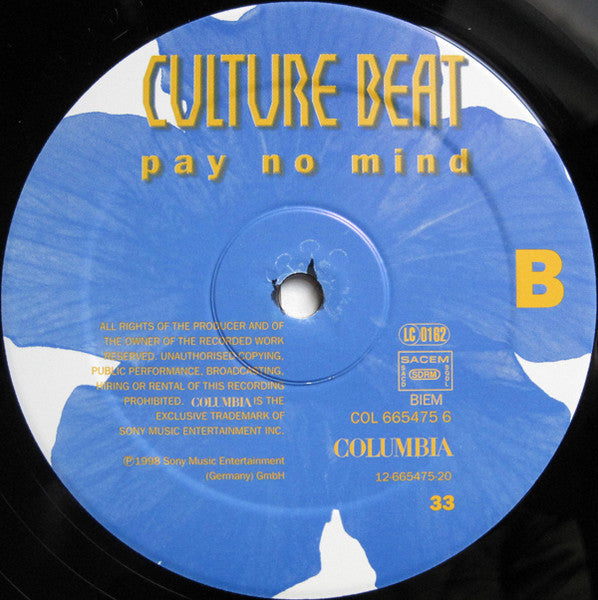 Culture Beat - Pay No Mind