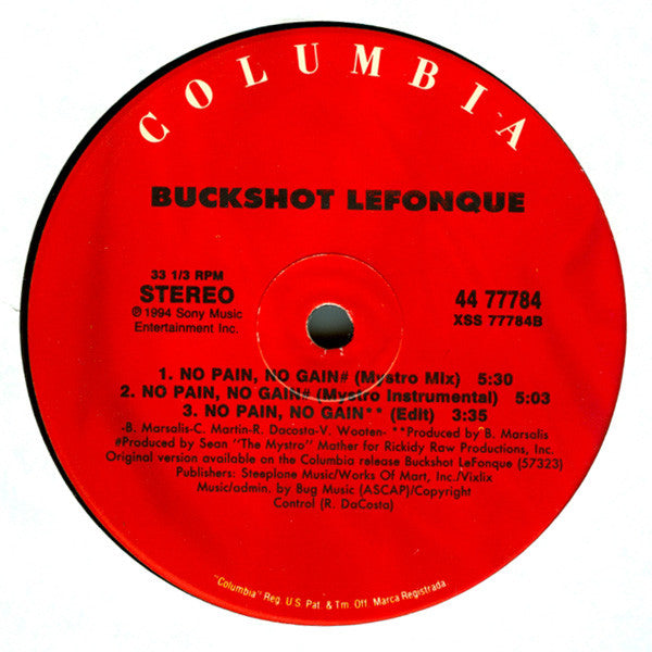 Buckshot LeFonque - No Pain, No Gain