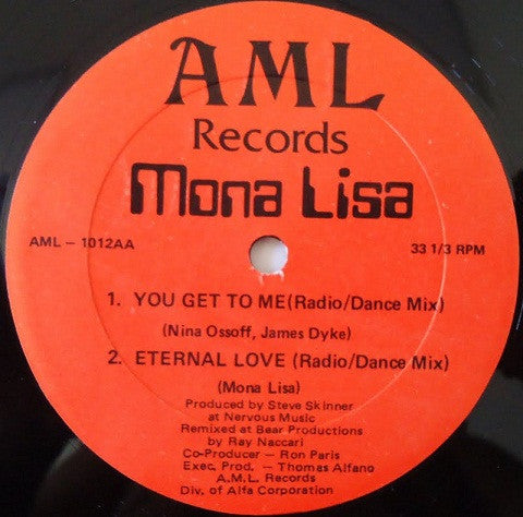 Mona Lisa (9) - You Get To Me/Eternal Love