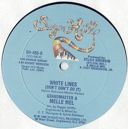 Grandmaster Flash & Melle Mel - White Lines (Don't Don't Do It)