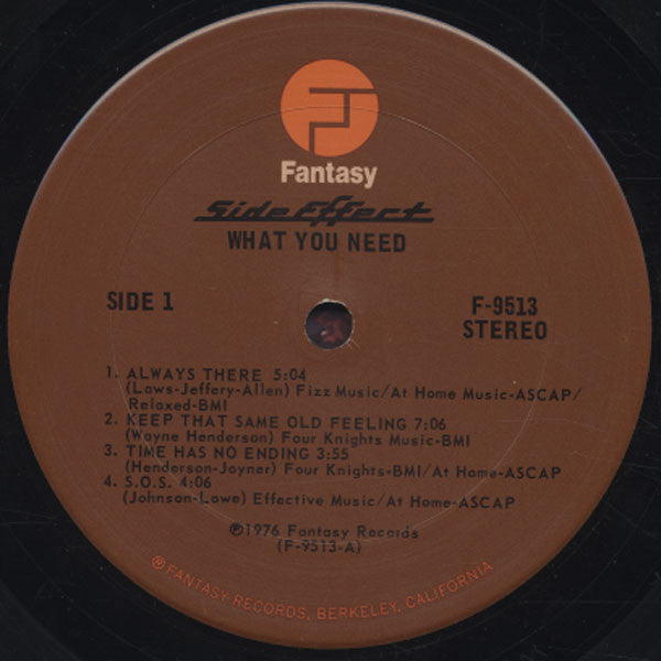 Side Effect - What You Need
