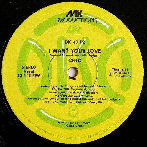 Chic - I Want Your Love / (Funny) Bone