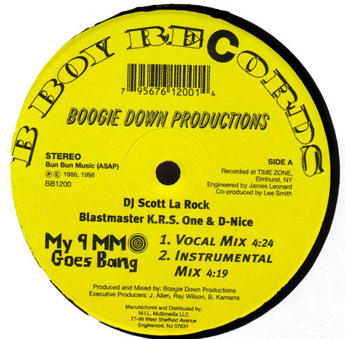 Boogie Down Productions - My 9mm Goes Bang / Criminal Minded