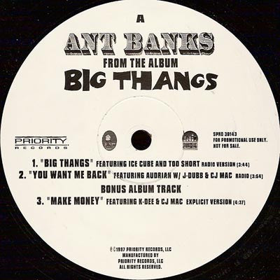 Ant Banks - Big Theezeez From The Ant Banks Album Big Thangs