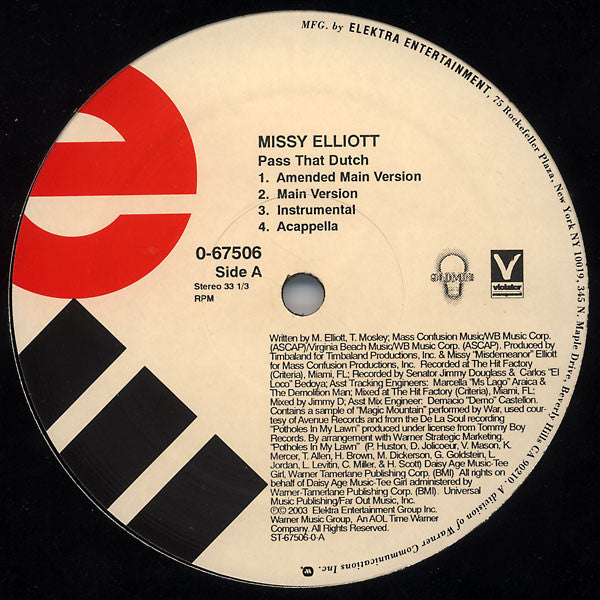 Missy Elliott - Pass That Dutch