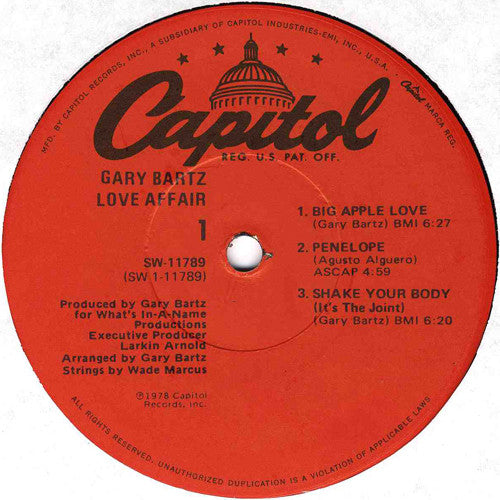 Gary Bartz - Love Affair