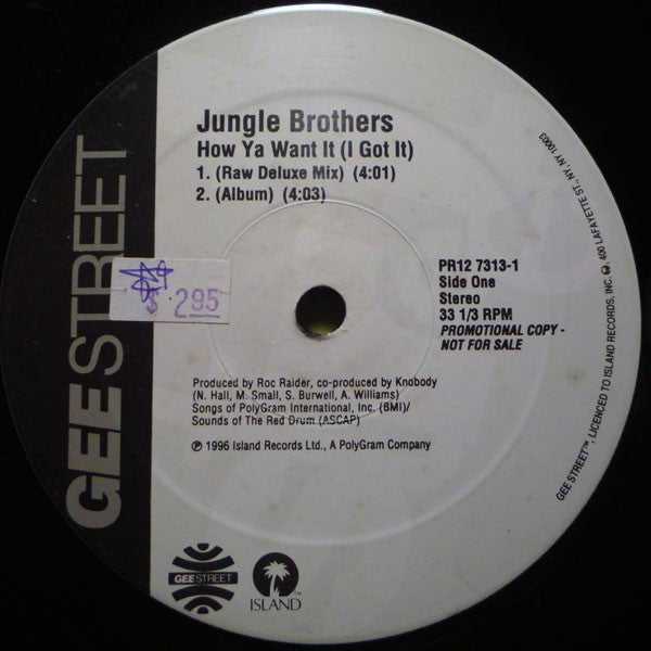 Jungle Brothers - How Ya Want It (I Got It)