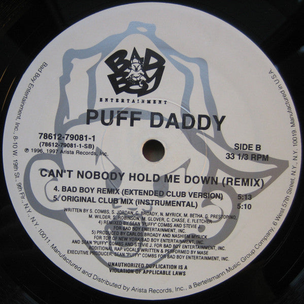 Puff Daddy - Can't Nobody Hold Me Down (Remix)