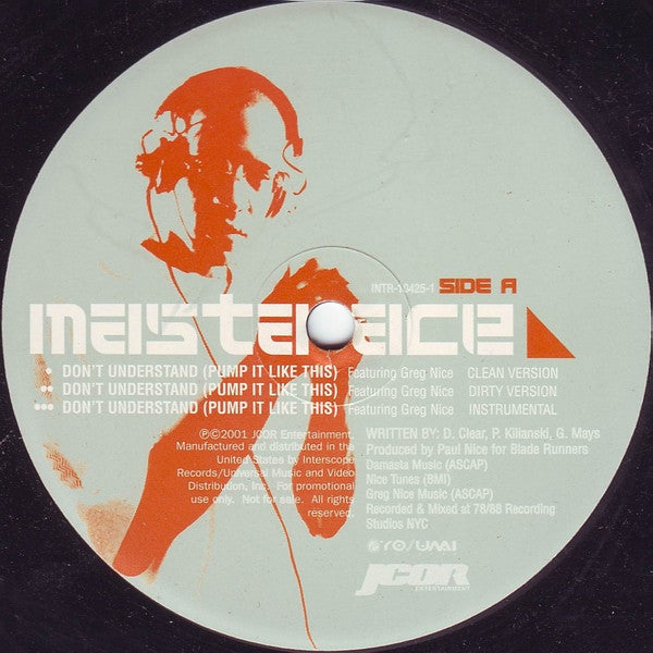 Masta Ace - Don't Understand (Pump It Like This) / Acknowledge