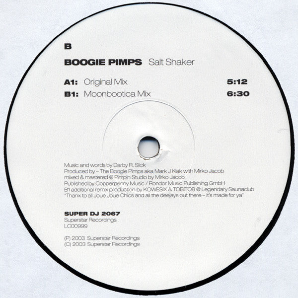 The Boogie Pimps - Salt Shaker