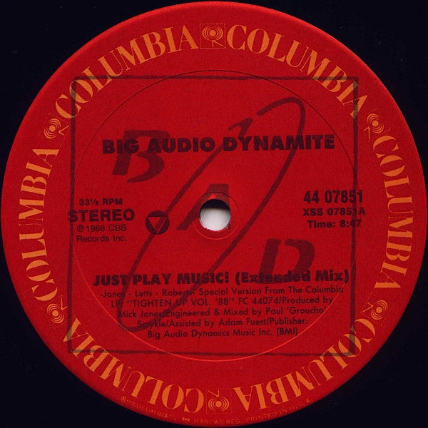 Big Audio Dynamite - Just Play Music!