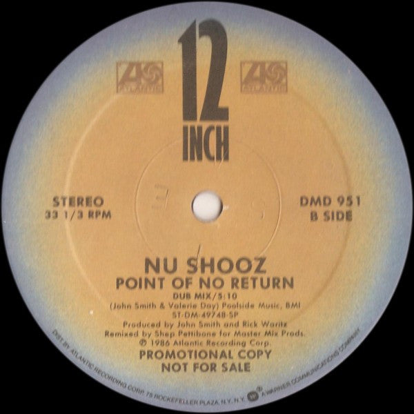Nu Shooz - Point Of No Return