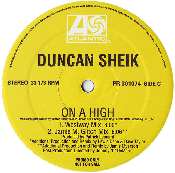 Duncan Sheik - On A High