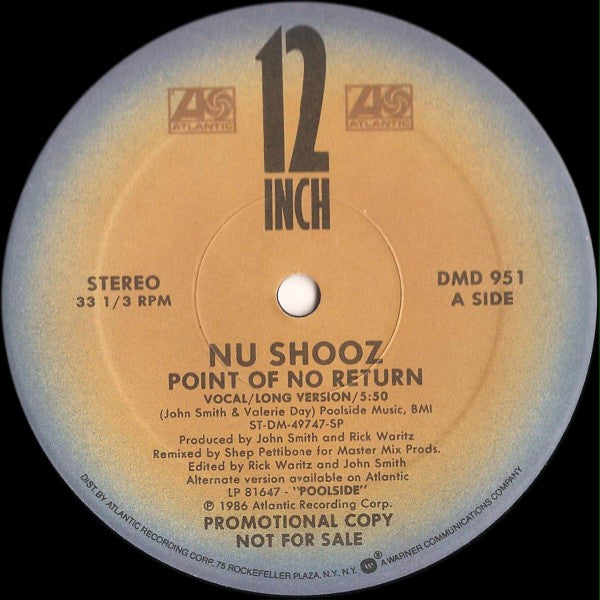 Nu Shooz - Point Of No Return