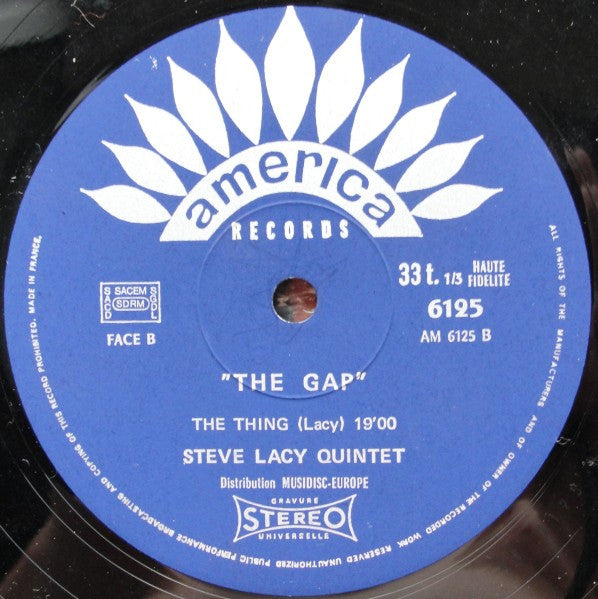 Steve Lacy Quintet - The Gap