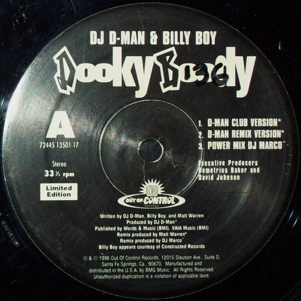 DJ D-Man - Dooky Boody