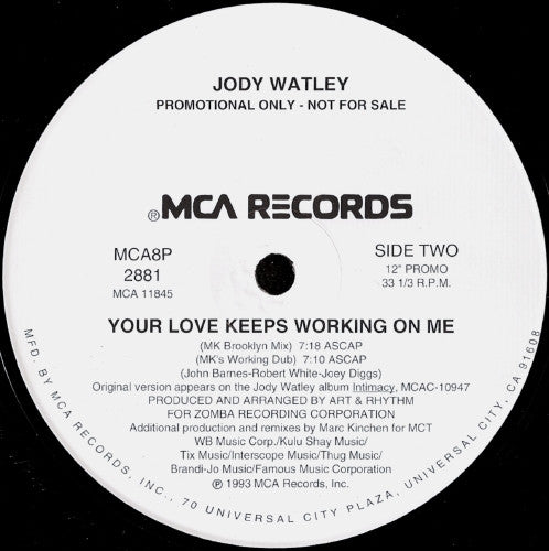 Jody Watley - Your Love Keeps Working On Me