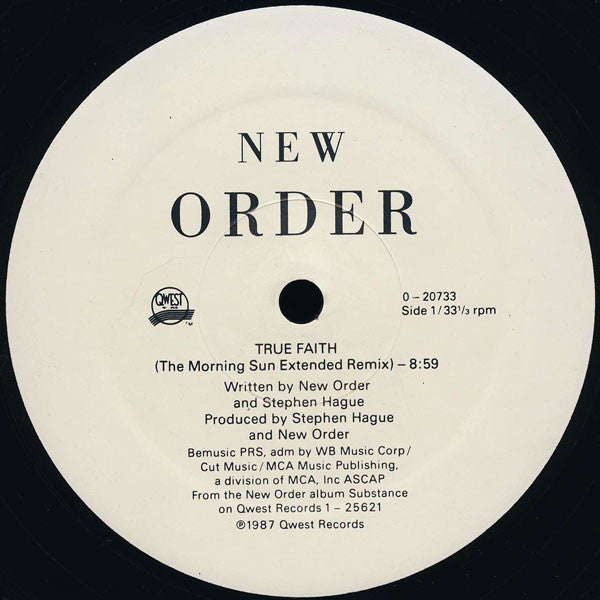New Order - True Faith / 1963