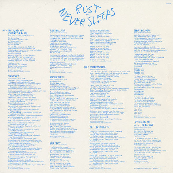 Neil Young - Rust Never Sleeps