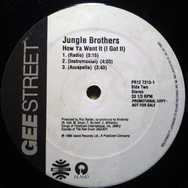 Jungle Brothers - How Ya Want It (I Got It)