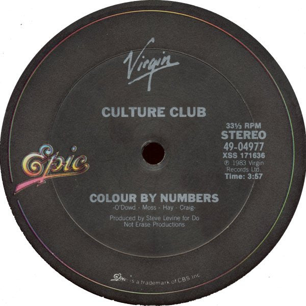 Culture Club - Miss Me Blind / It's A Miracle