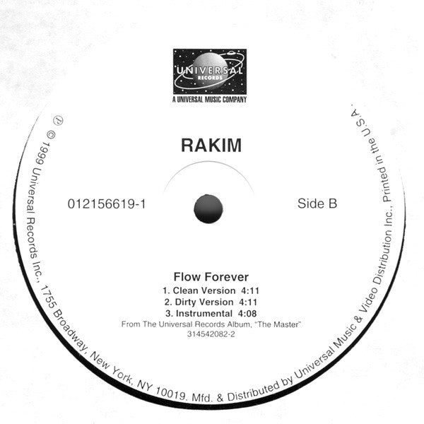 Rakim - When I B On Tha Mic / Flow Forever