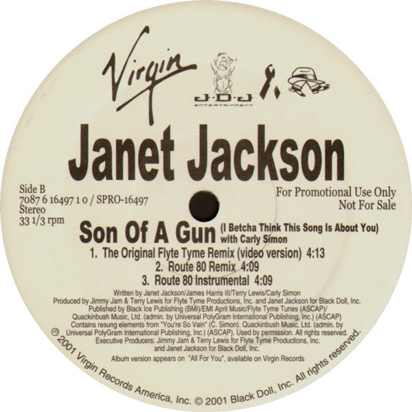 Janet Jackson - Son Of A Gun (I Betcha Think This Song Is About You)